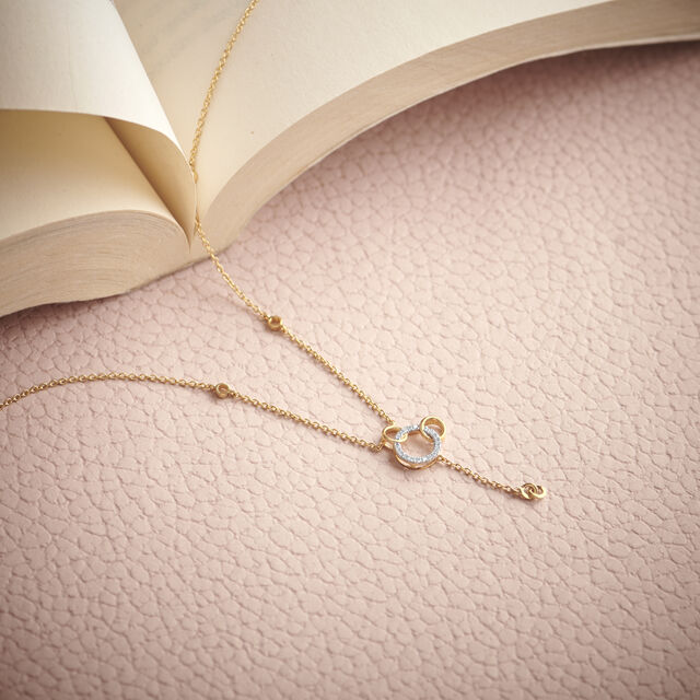 Connected Circles Pendant with Chain for Kids 