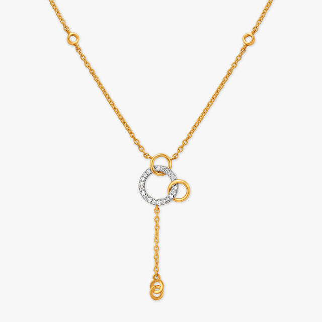 Connected Circles Pendant with Chain for Kids 2