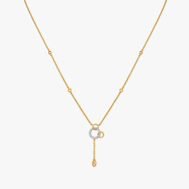 Connected Circles Pendant with Chain for Kids 3