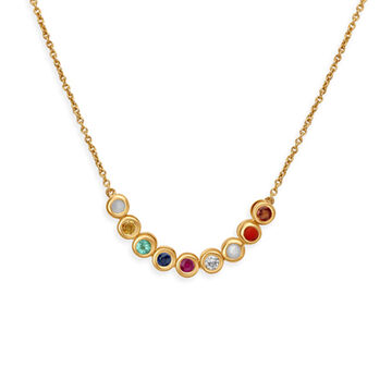 Darling Emerald Gomad Pearl Ruby Sapphire Diamond Necklace