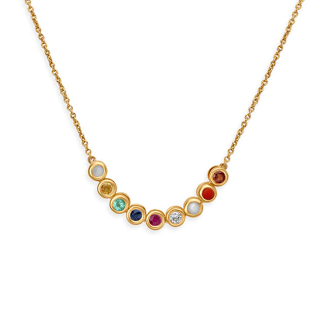 Darling Emerald Gomad Pearl Ruby Sapphire Diamond Necklace,,hi-res 