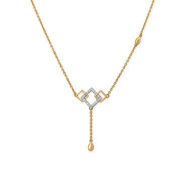 Modish Rhombic Kids Diamond Necklace