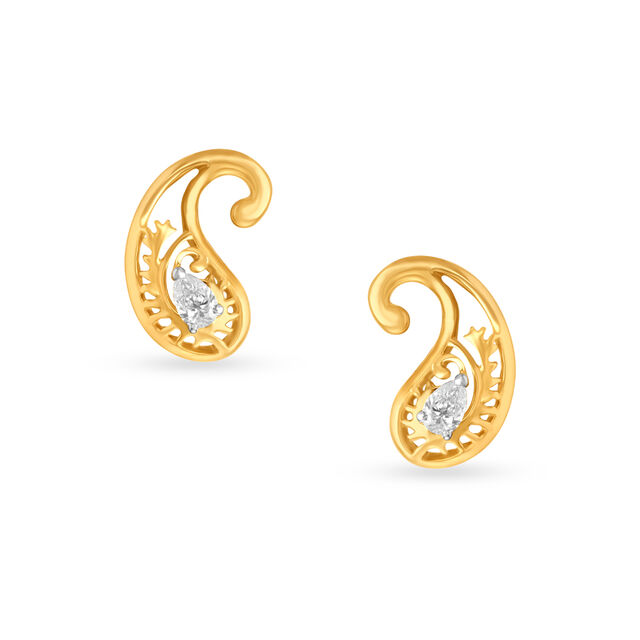 Petite Pear Shape Kids Stud Earrings 