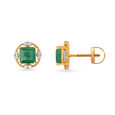 Breathtaking Onyx Stone Diamond Stud Earrings for Kids 2