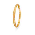 Classic Gold and Diamond Kada for Men 2