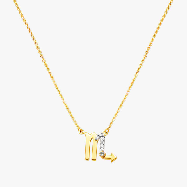 Tanishq Gold Pendant with Chain,,hi-res 