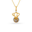 Religious Shri Ganesh Diamond Pendant 