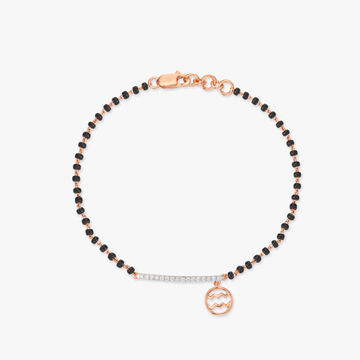 Aquarius Mangalsutra Diamond Bracelet