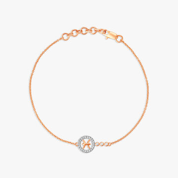Artsy Pisces Diamond Bracelet