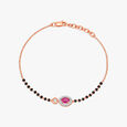 Charming Ruby and Diamond Mangalsutra Bracelet,,hi-res 