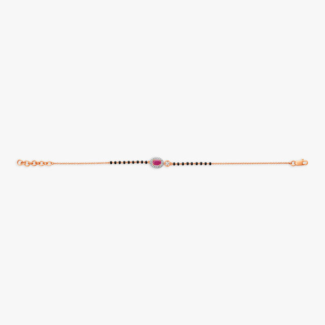 Charming Ruby and Diamond Mangalsutra Bracelet,,hi-res 2