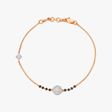 Eternal Love Diamond Mangalsutra Bracelet
