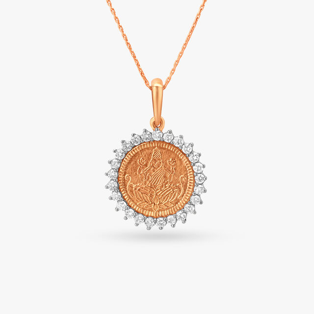 Powerful Diamond Om Pendant,,hi-res