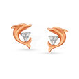 Dolphin Stud Earrings for Kids 