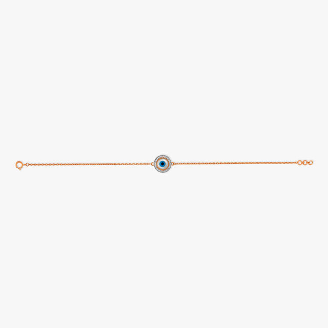 Delicate Evil Eye Diamond Bracelet 3