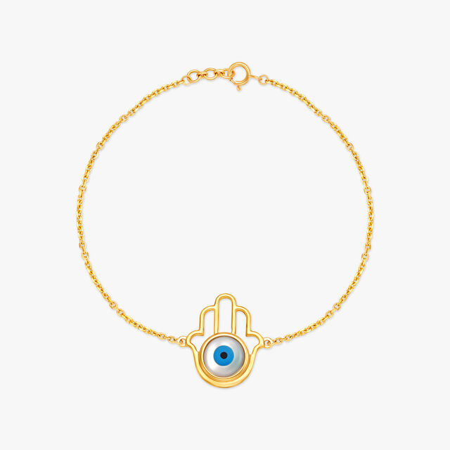 Protective Evil Eye and Hamsa Hand Bracelet 2