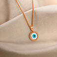 Dainty Evil Eye Pendant 