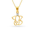 Ganpati Bappa Diamond Pendant 