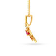 Navaratnam Floral Diamond Pendant,,hi-res 2