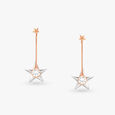 Shooting Star Gold Drop Earrings 