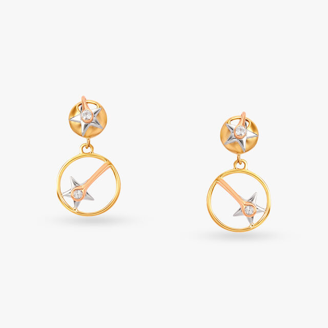 Celestial Dreams Diamond Drop Earrings 