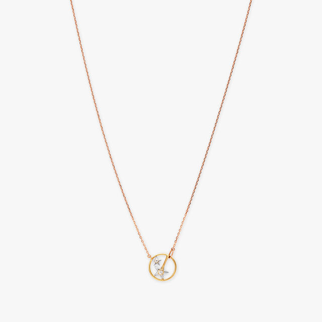 Cosmic Dazzle Diamond Pendant With Chain