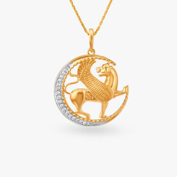 Winged Majesty Diamond Pendant