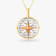 Adventurous Compass Pendant 