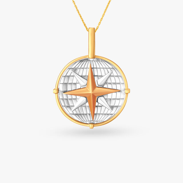 Adventurous Compass Pendant 