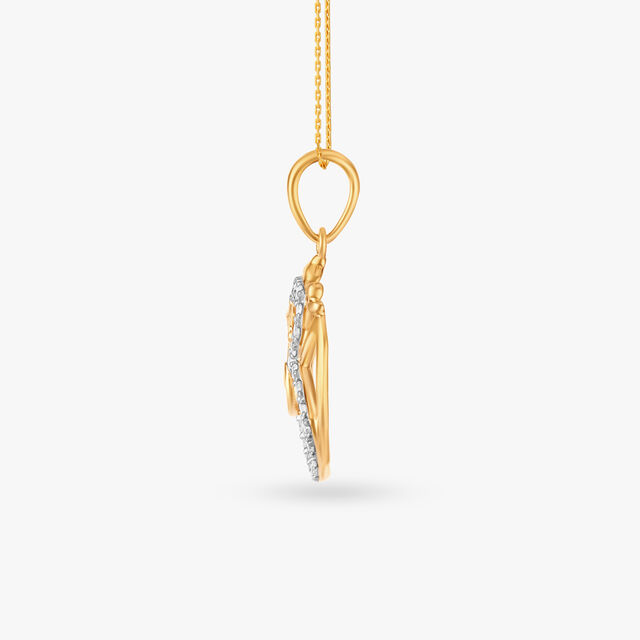 Ganapati Diamond Pendant 2