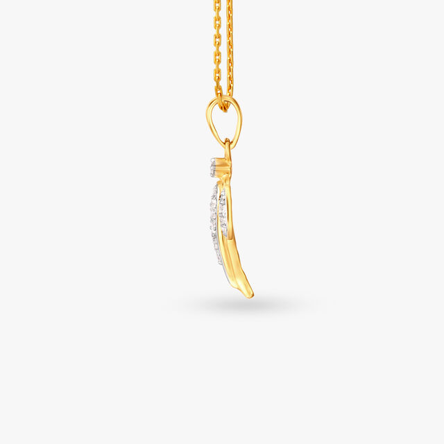 Siddhivinayak Sparkle Diamond Pendant 2