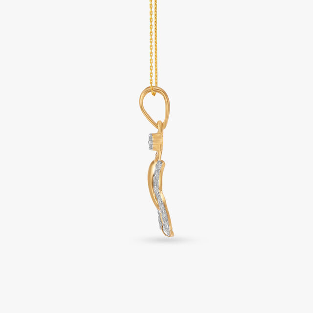 Ganpati Bappa Morya Diamond Ganesh Pendant 2