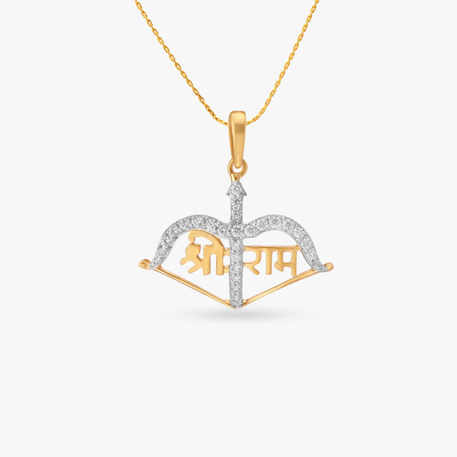 Siya Ram Diamond Pendant 