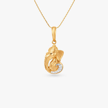 Siddhi Ganapathi Diamond Pendant