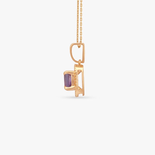 Velvet Glow Gold Pendant 2