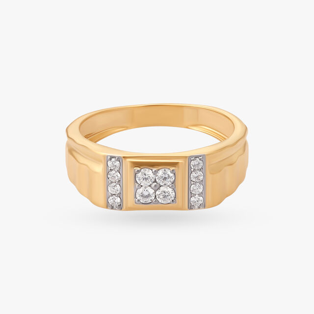 Modern Sophistication Diamond Ring For Men