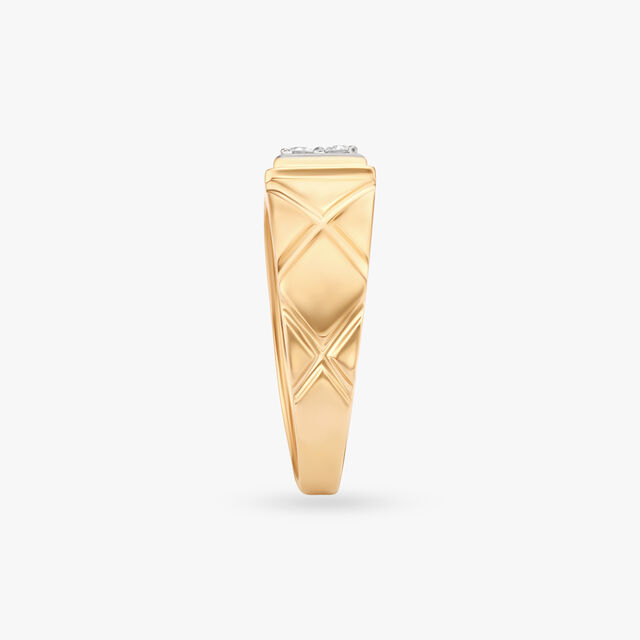 Glamourous Dazzle Finger Ring For Men