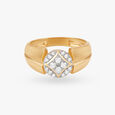 Encrusted Diamond Finger Ring for Men 2