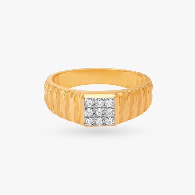 Charismatic Allure Diamond Ring For Men
