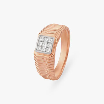 Celestial Sparkly Finger Ring For Men