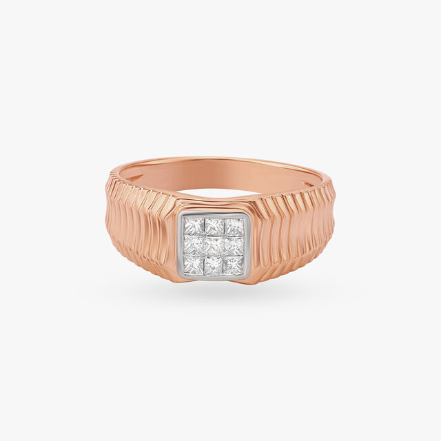 Celestial Sparkly Finger Ring For Men