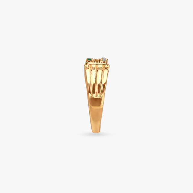 Celestial Navaratna Diamond Ring for Men