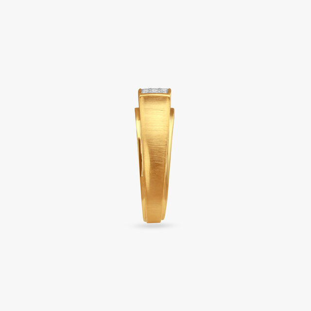 Bold Brilliance Diamond Finger Ring for Men