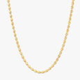 Engraved Link Gold Chain for Men 