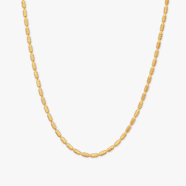 Rugged Rhythm Gold Chain for Men 