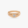 Hexa Bold Diamond Ring for men 2