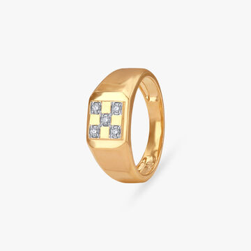 Cross Shine Diamond Ring for Men