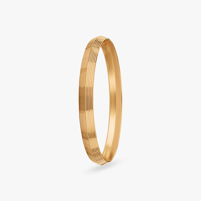 Timeless Edge Gold Kada for Men 2