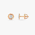 Budding Bloom Diamond Pendant and Earrings set for Kids 5