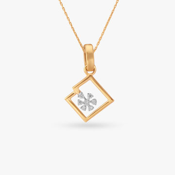 Classy Diamond Pendant for Kids